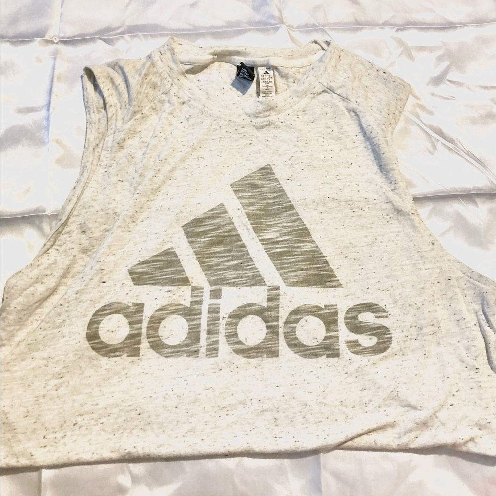 Adidas Speckled Cream Tee